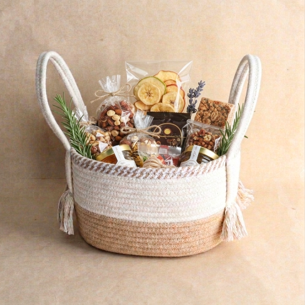 Bucket Gift Hamper Basket with Handles