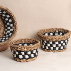Monochrome Basket Set (3Pcs)