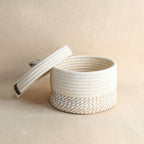 Luxe Round Wedding Hamper with Lid