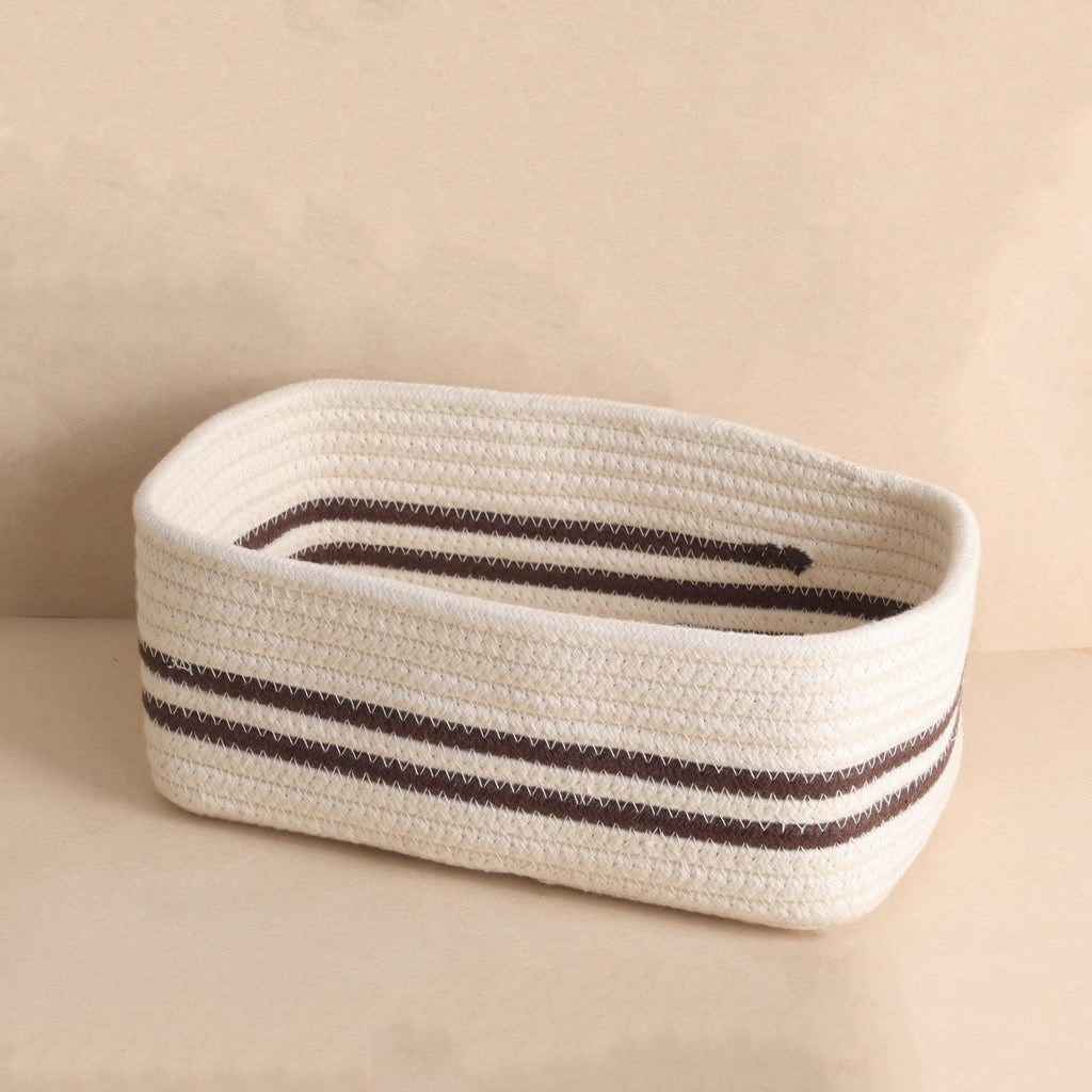Striped Wedding Hamper Basket