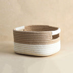 Two-Tone Soft rectangular Wedding Hamper Basket