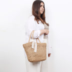 The Soraya Tote - Natural Brown