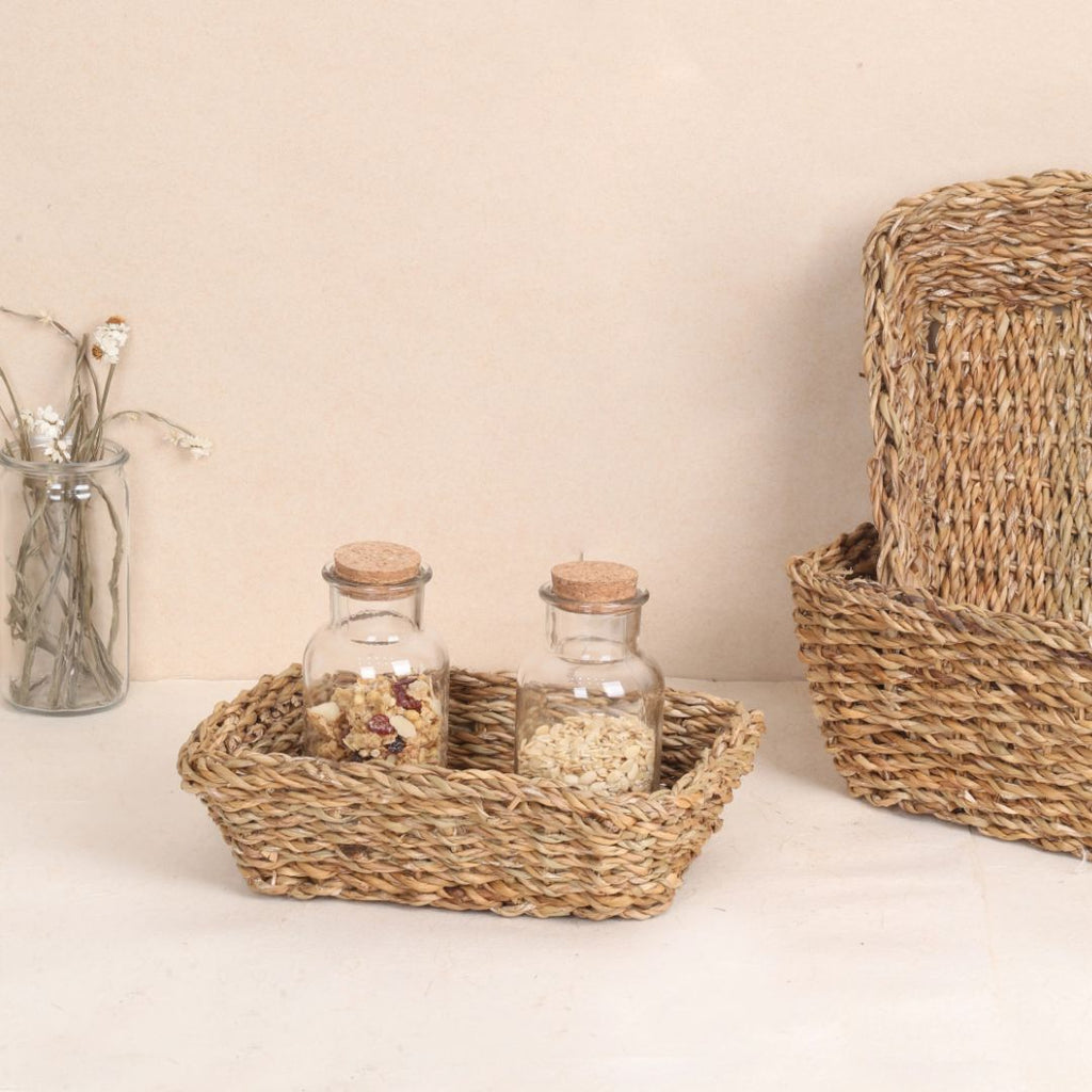 Rectangular Storage Baskets - Set of 3