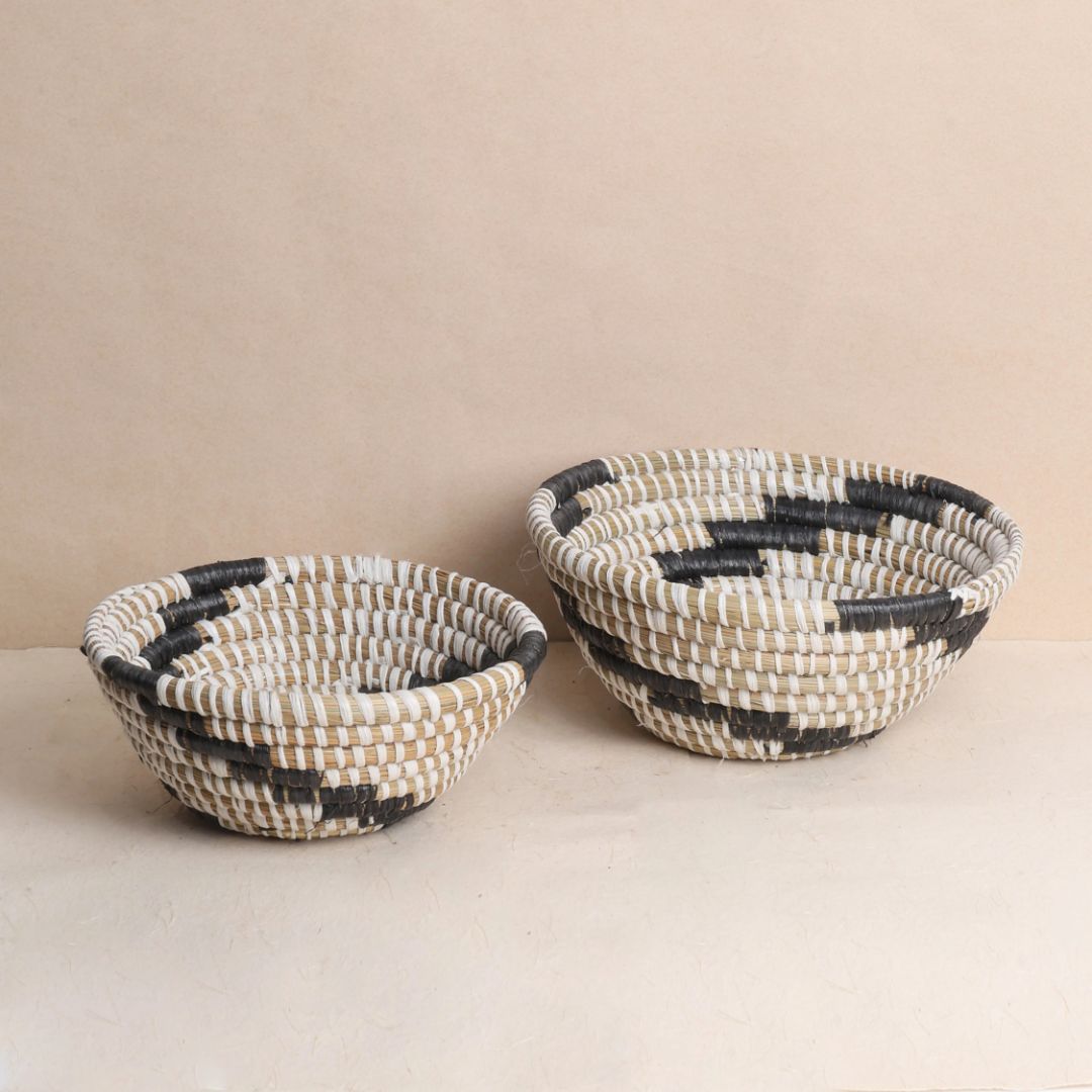 Patterned Bowl Basket (3Pcs)