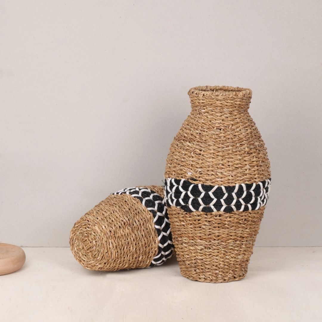 Midnight Band Vase (Large)