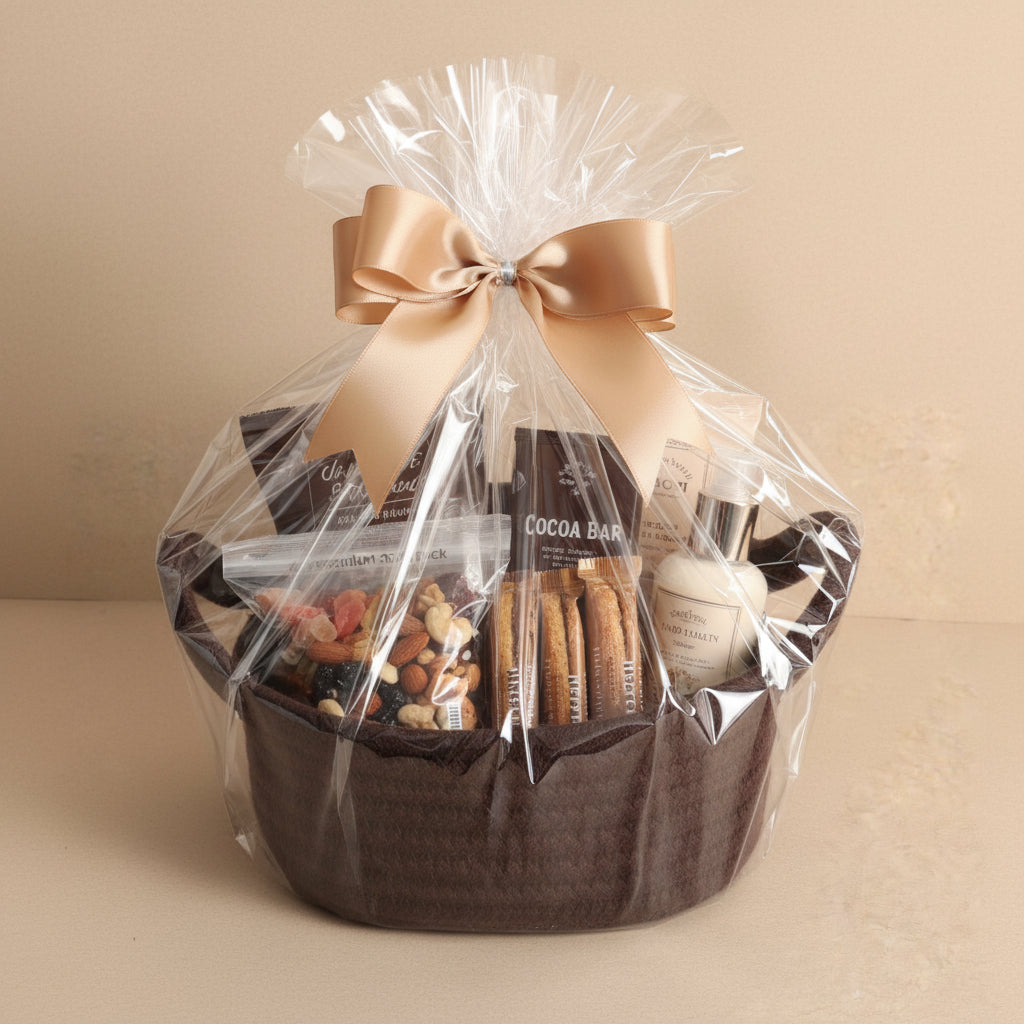 Soft Square Wedding Hamper Basket