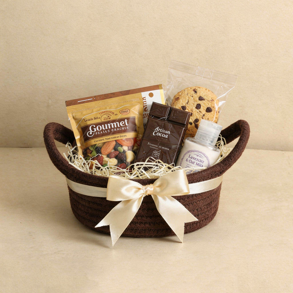 Soft Square Wedding Hamper Basket