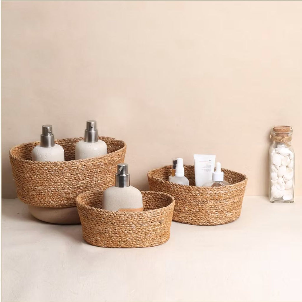 Natural Bowl Basket (3Pcs)