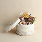 Luxe Round Wedding Hamper with Lid