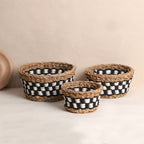 Monochrome Basket Set (Pack of 3)