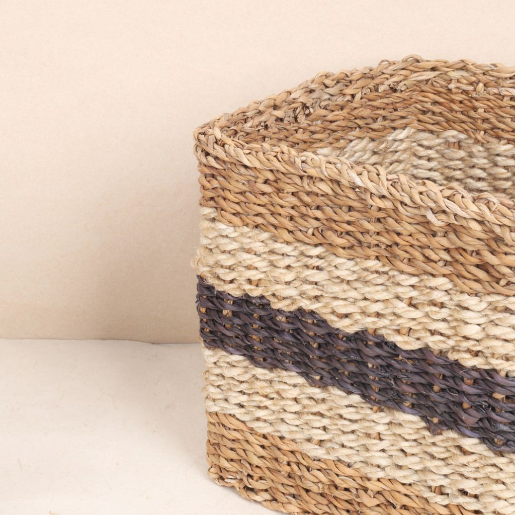 Striped Storage Baskets (3Pcs)