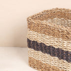 Striped Storage Baskets (3Pcs)