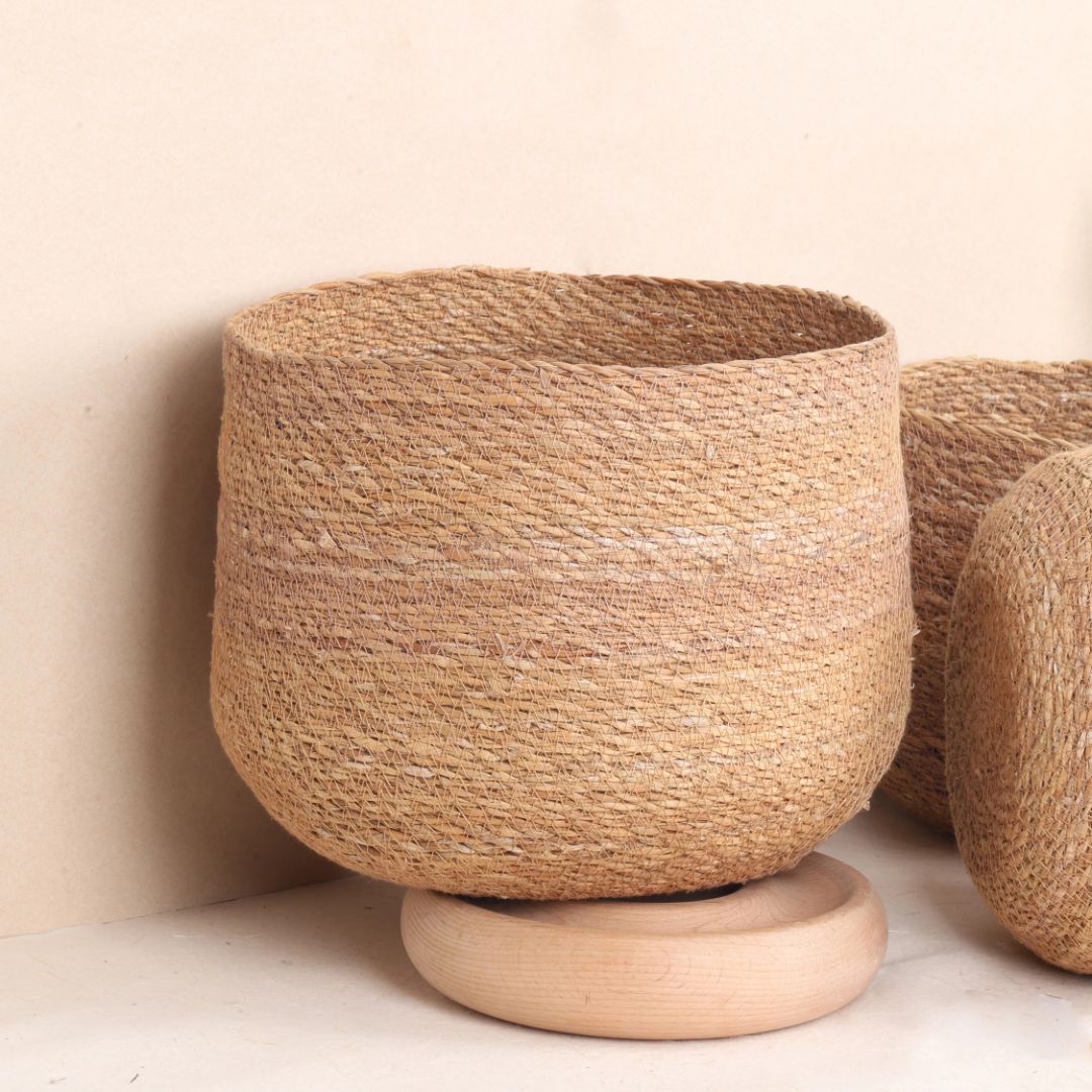 Round base planters (set of 3)