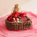 Seagrass Heart Open Basket - (Small)
