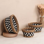 Monochrome Basket Set (Pack of 3)
