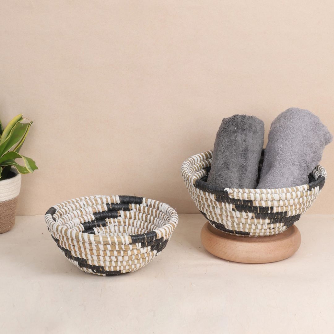 Patterned Bowl Basket (3Pcs)