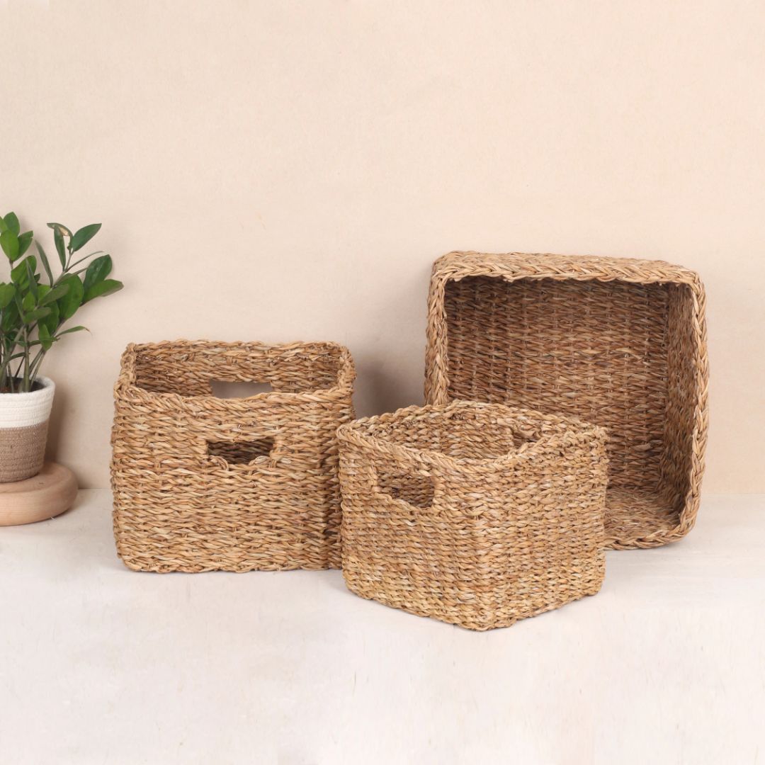 Square Utility basket (3Pcs)