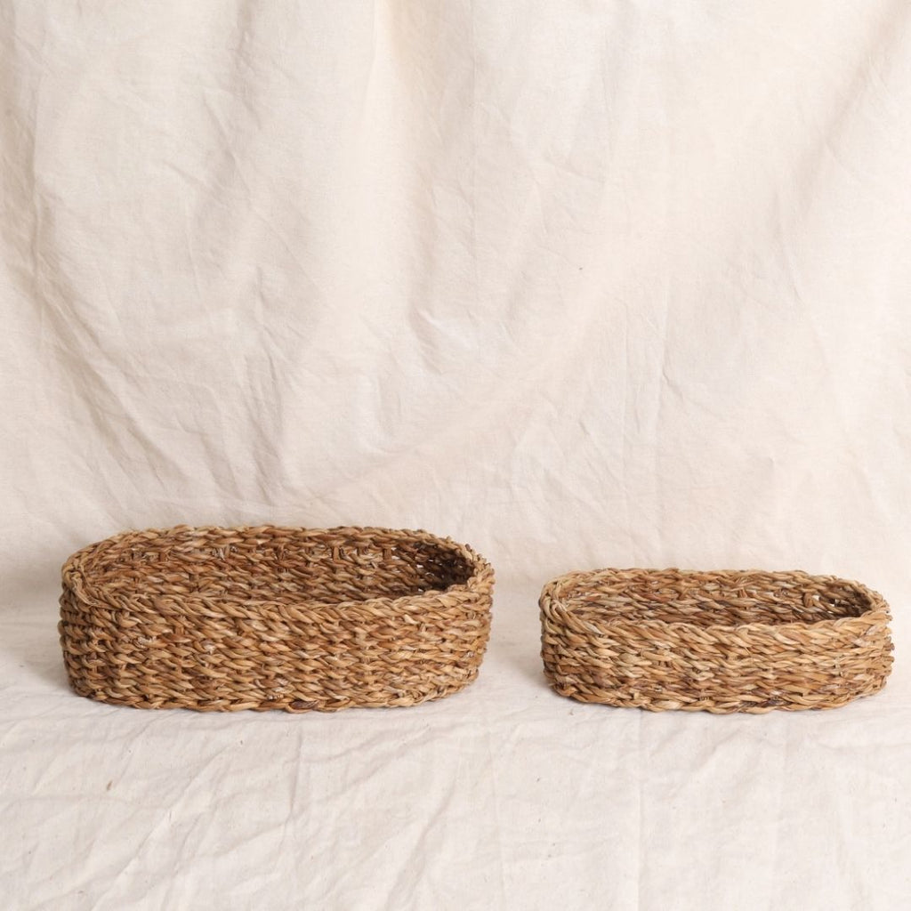 Oval Storage Baskets (2Pcs)