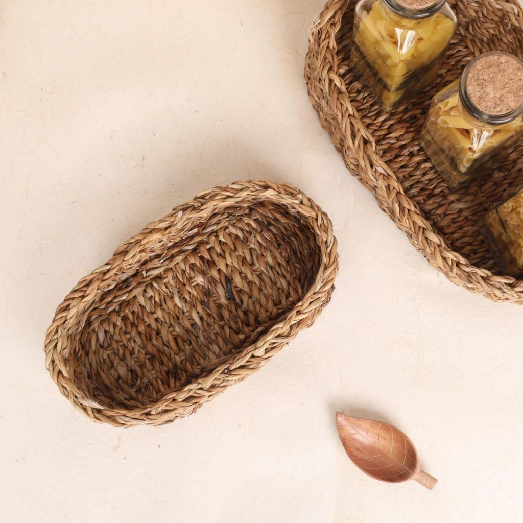 Oval Storage Baskets (2Pcs)