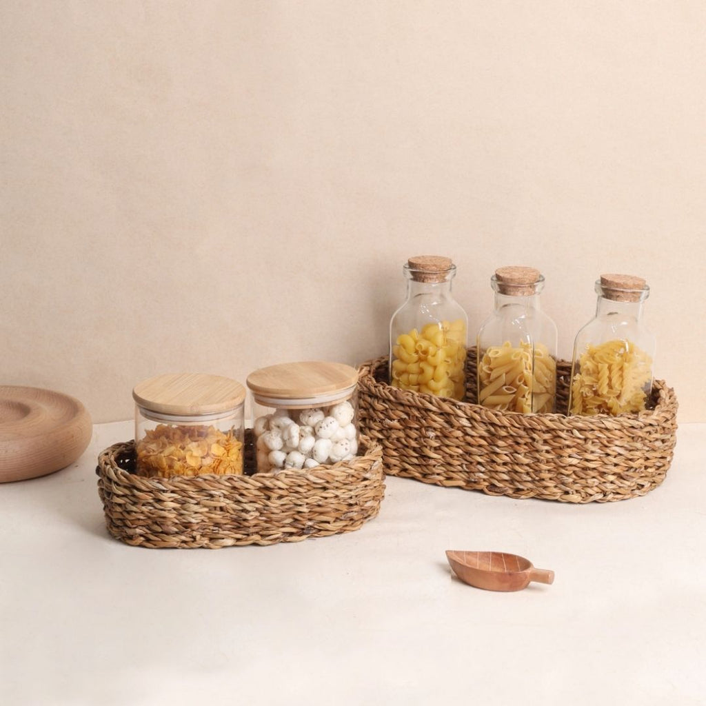Oval Storage Baskets (2Pcs)