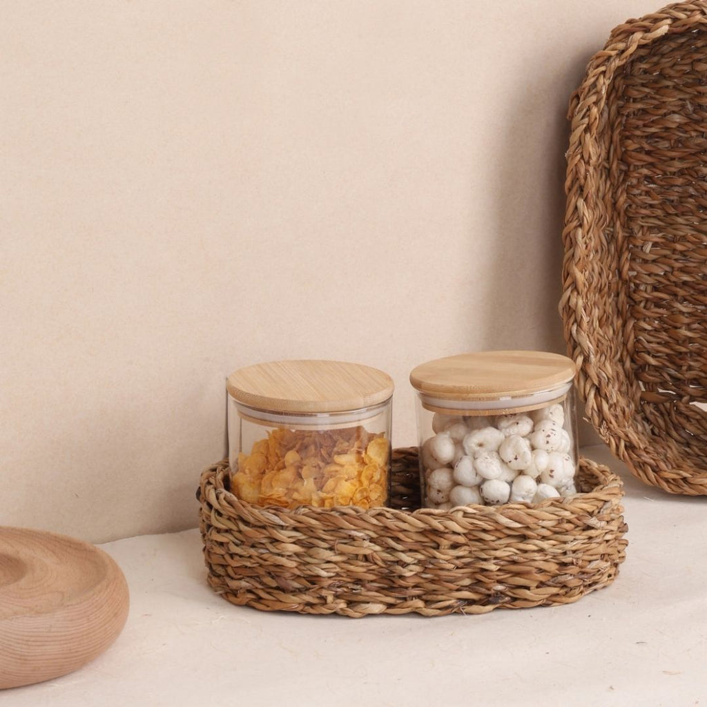 Oval Storage Baskets (2Pcs)