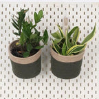Hanging Planter - Olive & Grey (Big, Pack of 2)
