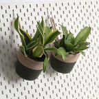 Hanging Planter - Olive & Grey (Small, Pack of 2)