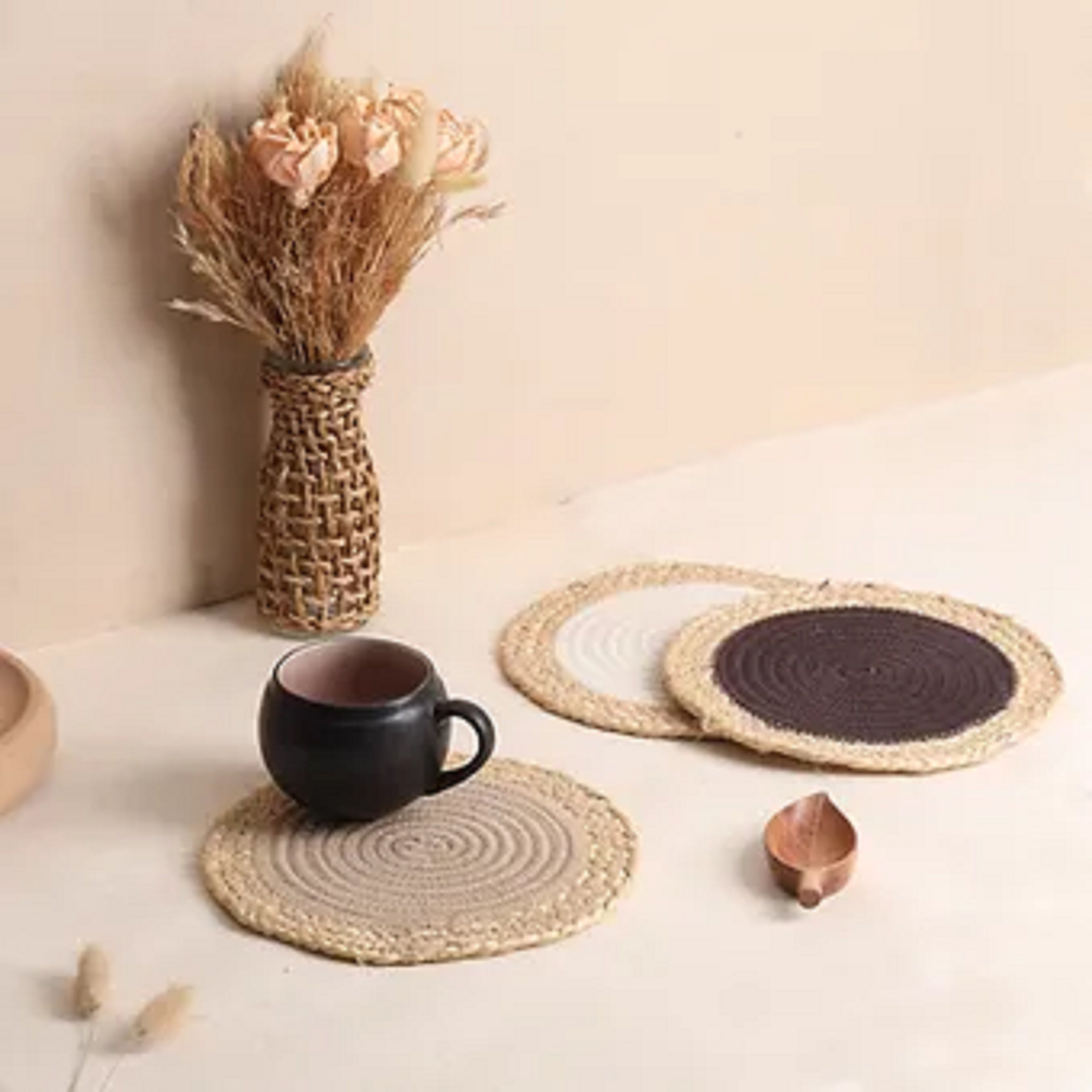 Cappuccino Rings Table Trivets (3pcs)