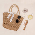 The Soraya Tote - Natural Brown