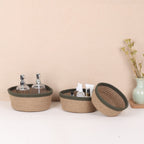 Cottage Baskets - Olive & Natural (3pcs)