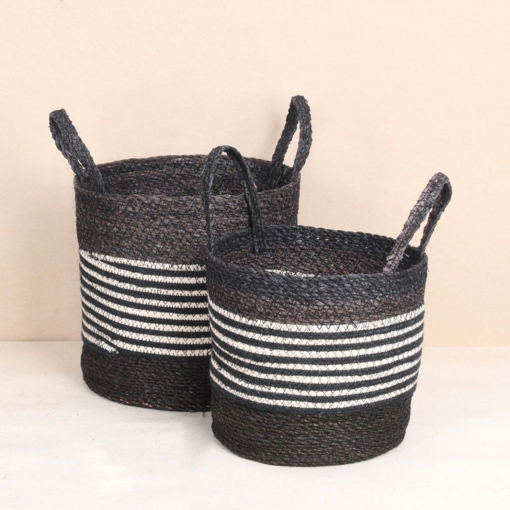 Black Laundry Basket (3Pcs)