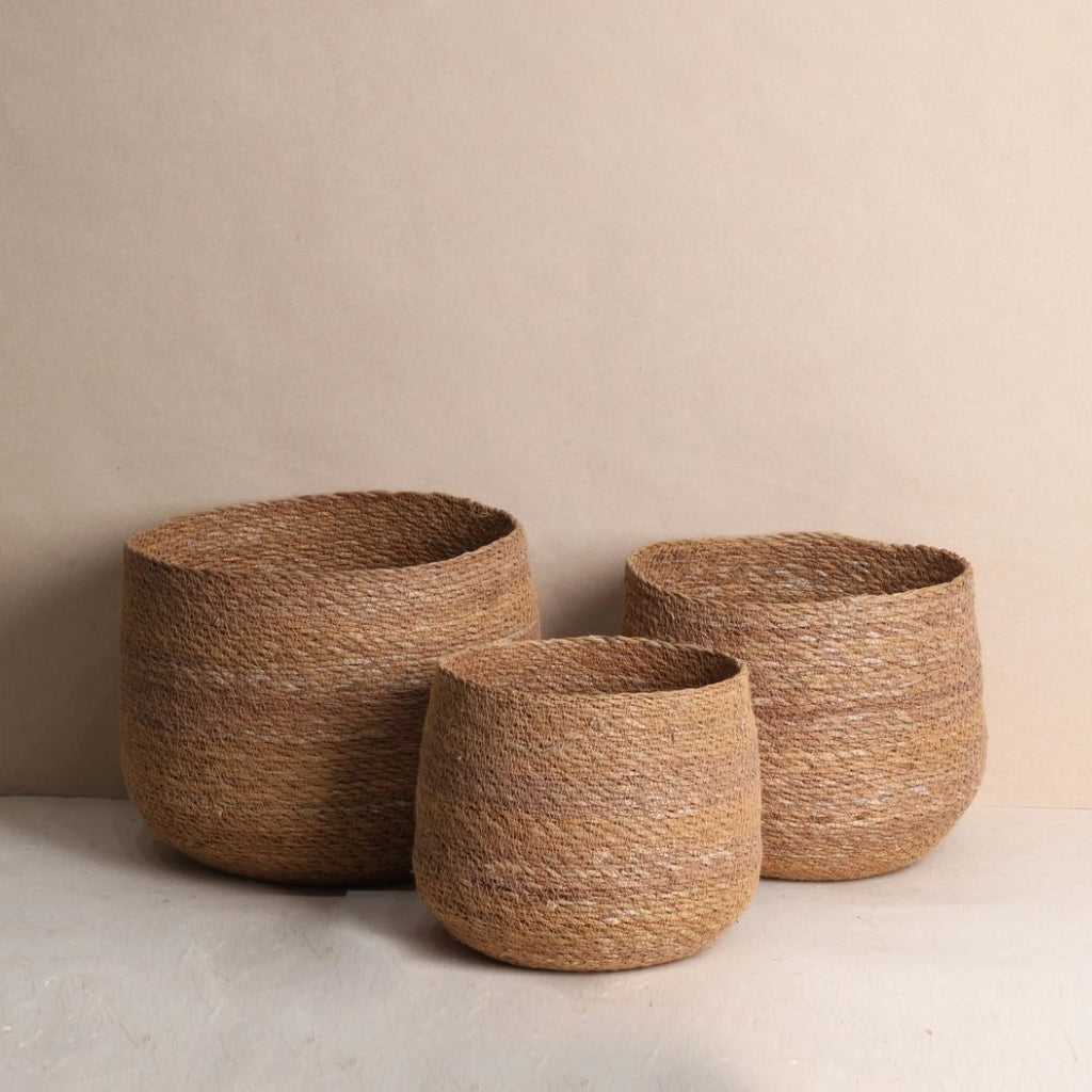 Round Base Planters (3Pcs)
