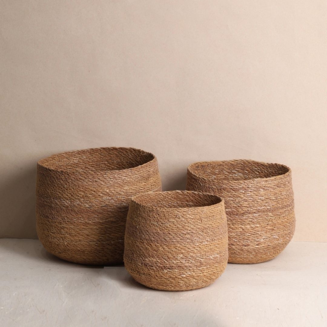 Round Base Planters (3Pcs)