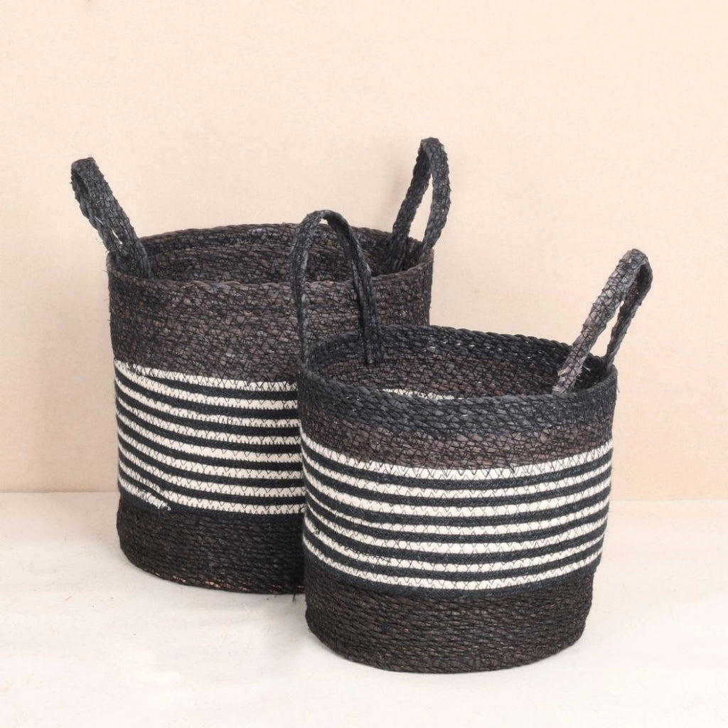 Black Laundry Basket (3Pcs)