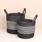 Black Laundry Basket (3Pcs)