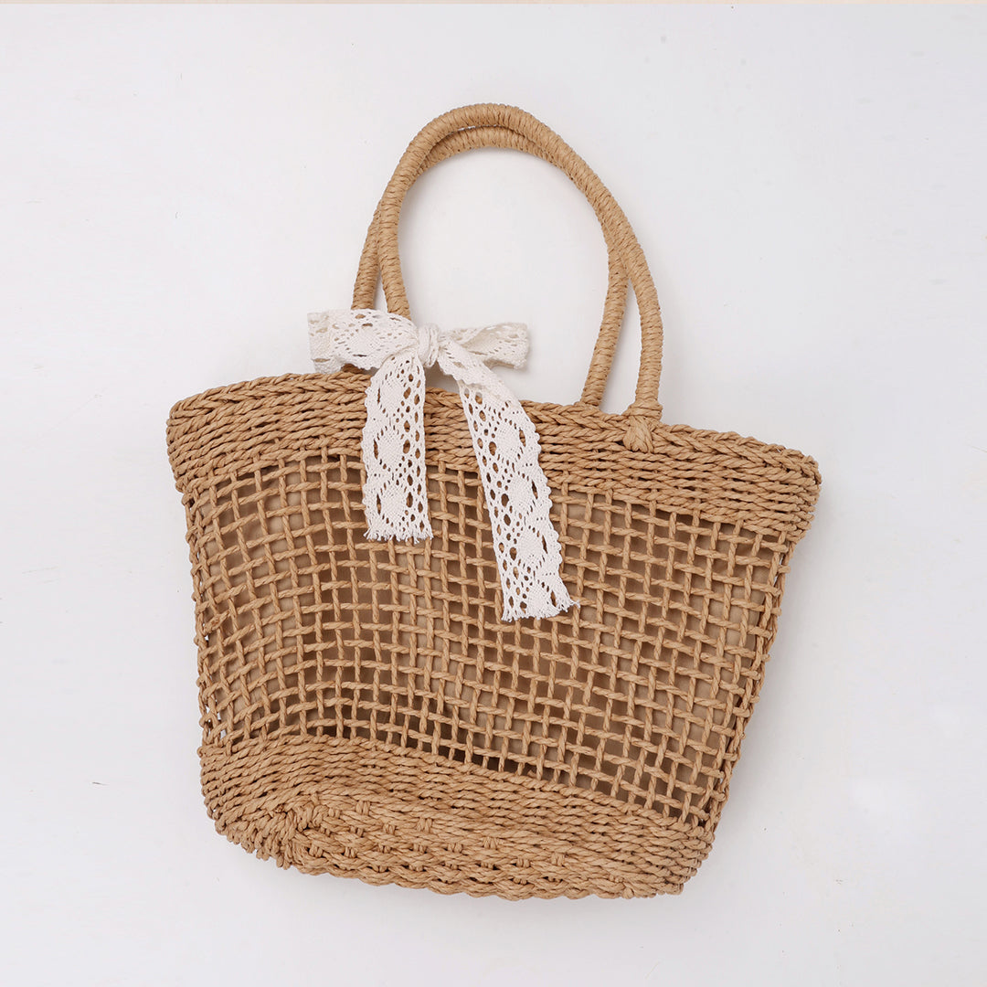 The Soraya Tote - Natural Brown