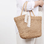 The Soraya Tote - Natural Brown