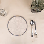 Trivet Cream & Blue Line (3Pcs)