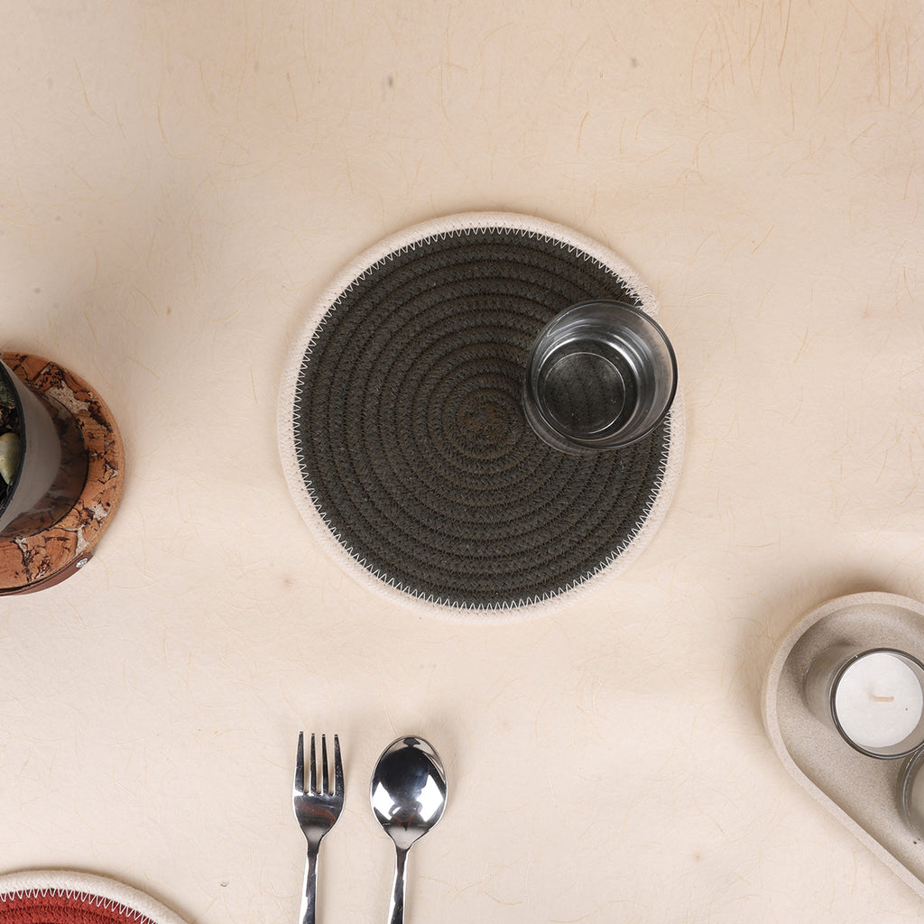 Trivet Olive & Cream Line (3Pcs)