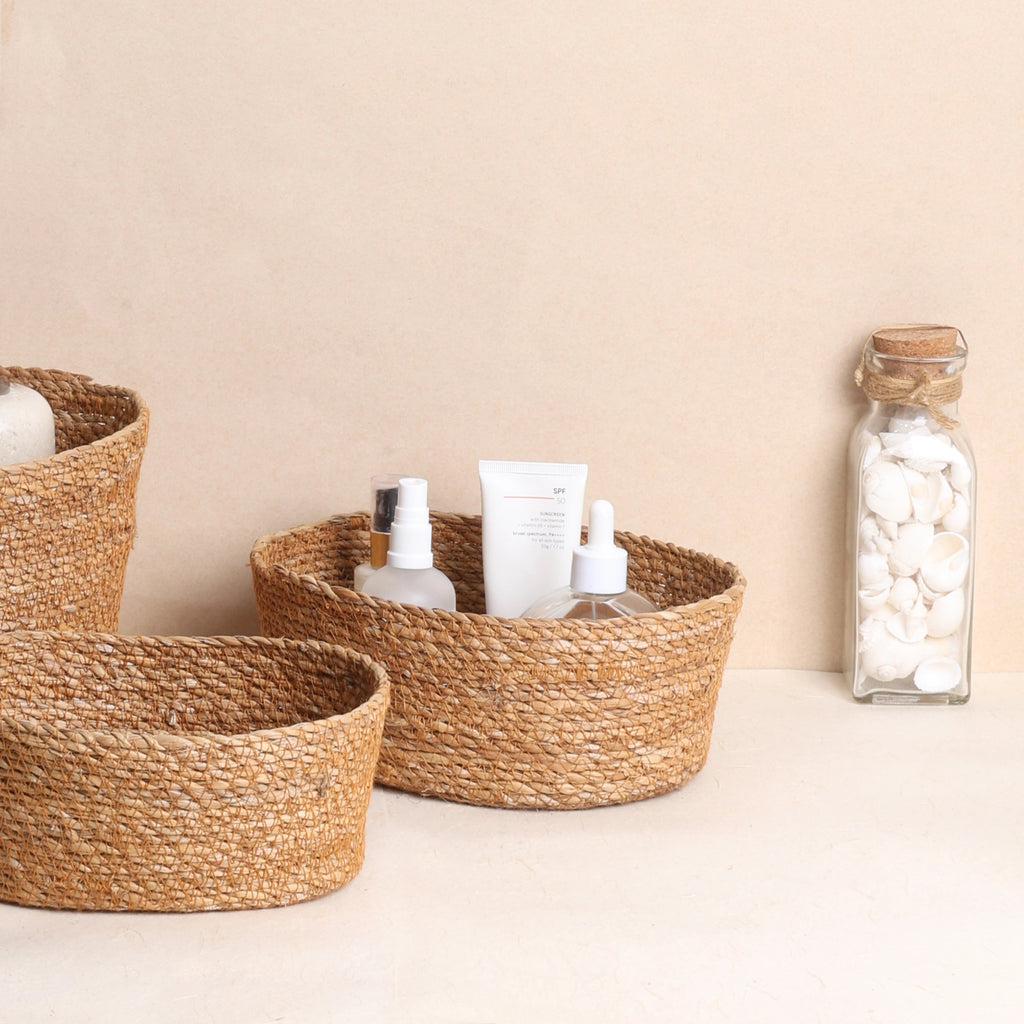 Natural Bowl Basket (3Pcs)
