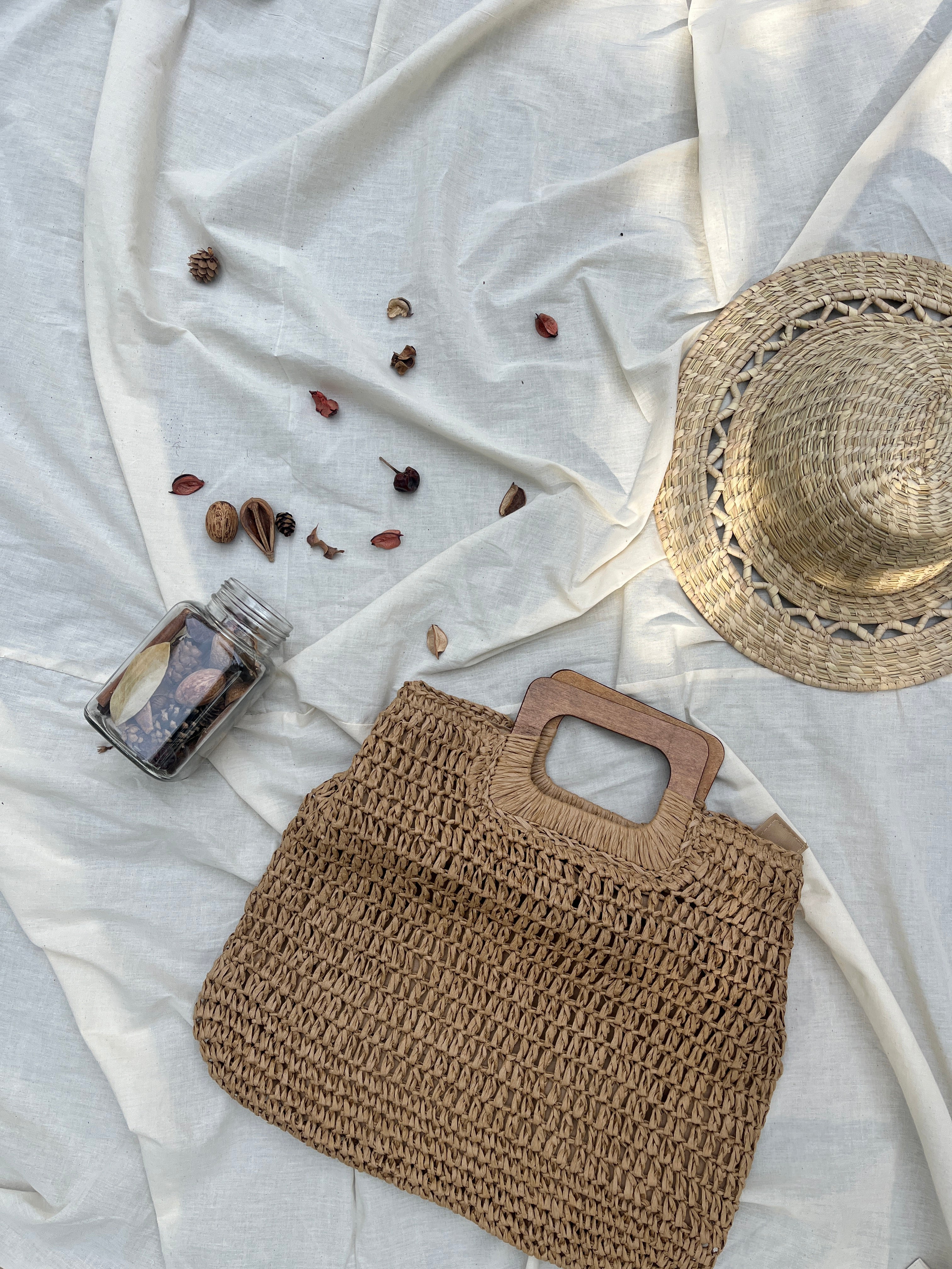 The Timeless Hand Tote - Natural