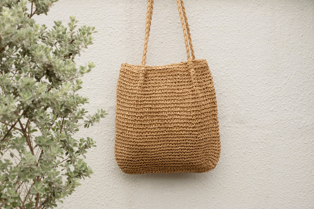 Raffia Shoulder Bag